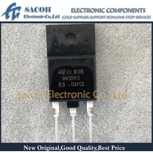 New original 10PCS/Lot STFW6N120K3 6N120K3 6N120 ISOWATT218FX 6A 1200V High Voltage Power Mosfet