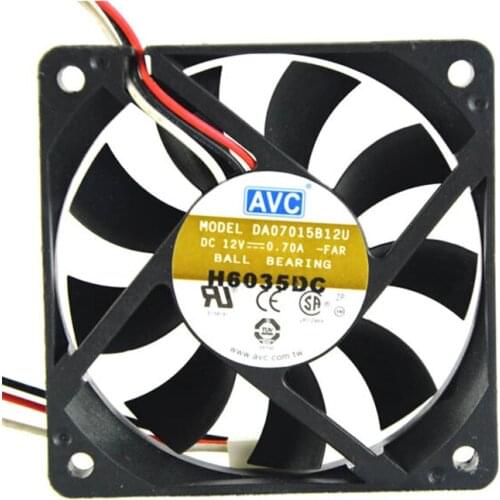 New DA07015B12U 7015 12V 0.7A 7CM large air volume CPU chassis cooling fan