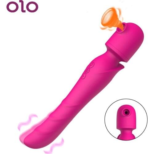 OLO G-Spot 10 Speeds Female Sex Products Av Wand Massager Sucking Vibrator for Women Clitoral Stimulator