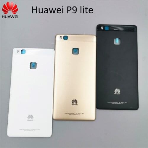 Original for Huawei P9 lite Battery Cover Rear Housing Case Replacement Parts P9lite Back Door Housing Cover with Hard Plastic