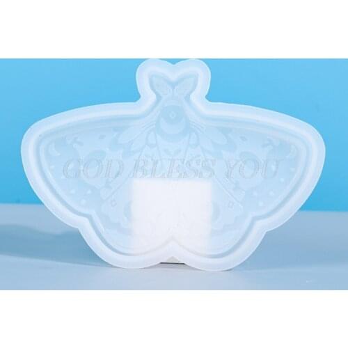 Butterfly Coaster Crystal Epoxy Resin Mold Tray Plate Cup Mat Pad Silicone Mould DIY Crafts Decorations Casting Tool Drop Ship