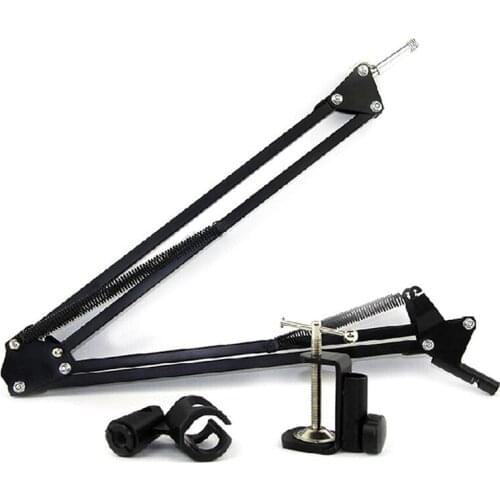 OOTDTY New 2019 arrival hot Mic Microphone Stand Suspension Boom Scissor Arm Holder For Studio Broadcast PN Hot Sale