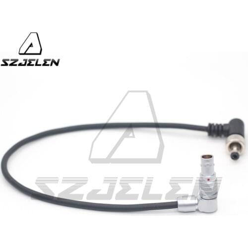 Rotatable elbow 0B 2pin to DC2.5 with Lock Power Cable for ATOMOS Monitor/Video Devices Pix-E Pix-E5