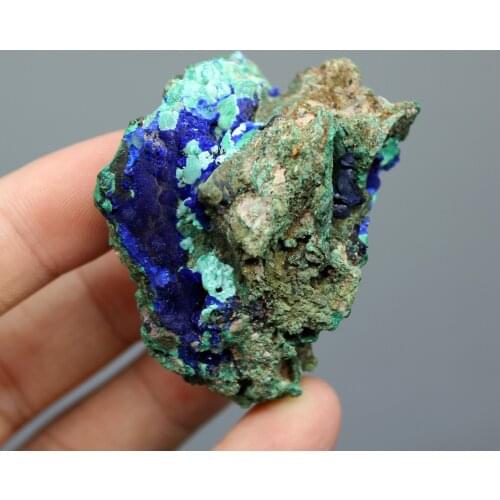 61g Natural beautiful Azurite and Malachite symbiotic mineral specimen crystal Stones and crystals Healing crystal