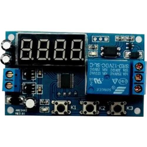 DC5/12/24V Infinite Loop Timing Switch Controller / Delay On/Off Power On Delay Time Relay