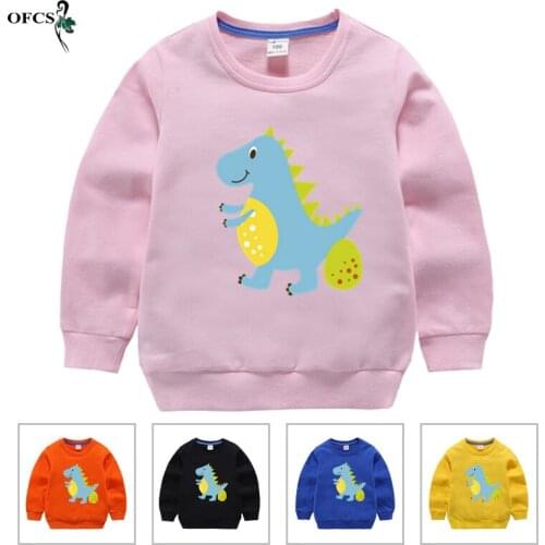 New Hot！ Children Pullover Sweatshirts Boys Girl Kids T-shirt Tops Spring Fall Toddler Full Cotton Sweatshirt Unisex Knit jumper