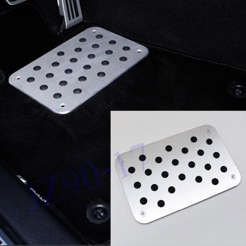 Universal Antislip Car Aluminum Floor Carpet Mats Pedal Pad Fit For BMW M3 M5 Z4 X5X6 F10 F30 E46 E52 E60 E70 E87 E90Serie Footr