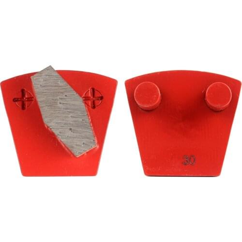 CT24 Werkmaster Triangle Grinding Plug Single Hexagon Segment Metal Floor Pads Werkmaster Concrete Diamond Abrasive Tools 12PCS