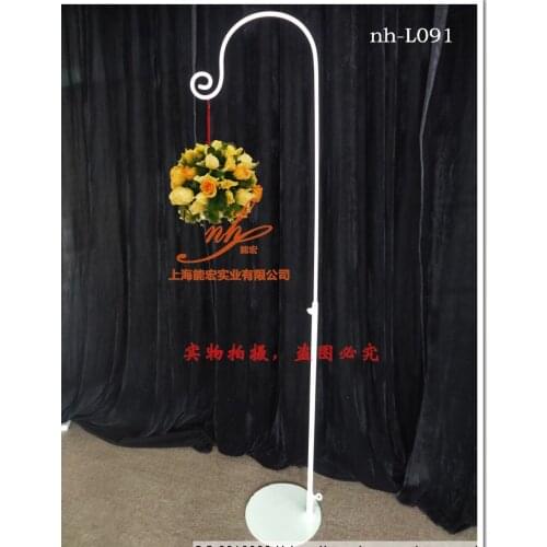 Iron road lead for wedding road flower rack single hook props wedding stand wedding prop 10pcs/lot