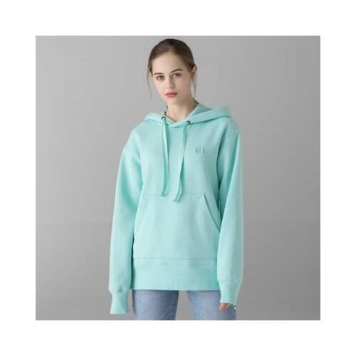 Women and Men Casual Hoodies Fashion Plus Velvet Pullover Top Unisex Hooded Sweatshirt with Pockets