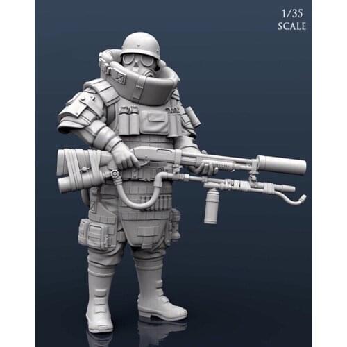 1/35 Resin Model Figure GK, Unassembled and unpainted kit