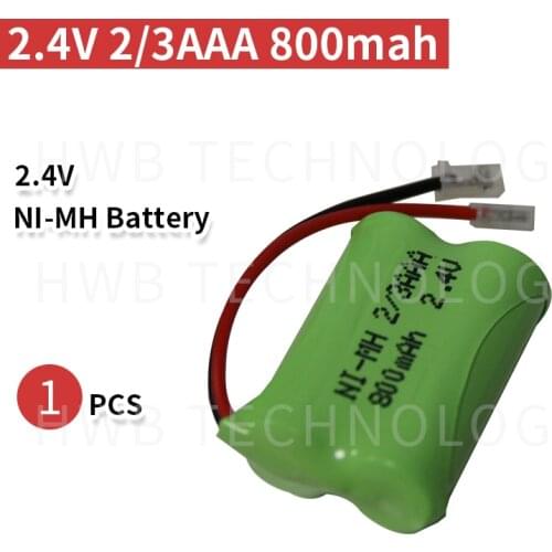 1PCS/lot New Ni-MH 2/3AAA 2.4V 500mAh Ni-MH 2/3 AAA Rechargeable Battery Pack With Plugs For Cordless Phone Free Shipping