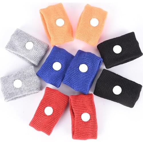 2Pcs Reusable Wrist Band Anti Nausea Wristbands Sickness Car Motion Sea Sick Ship Plane Cotton Adjustable Travel