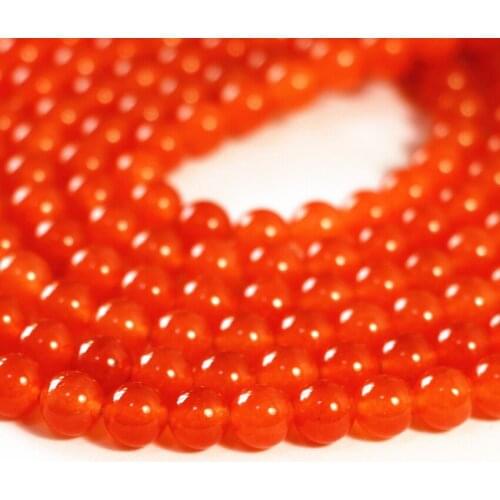 3 style natural stone dyed blue red orange chalcedony jades 4mm 6mm 8mm 10mm 12mm round loose beads diy jewelry 15inch B28