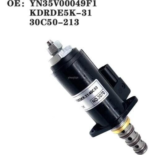 Excavator accessories for SK200-8/210LC-8/250-8/260LC-8/330-8/350LC-8 arm solenoid valve OE: YN35V00049F1/KDRDE5K-31/30C50-213