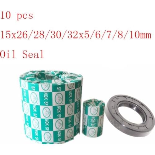 10 pcs 15x26/28/30/32x5/6/7/8/10 mm Motorcycle Front Fork Damper Oil Seal Front Fork Damper Shock Absorber