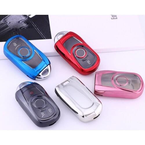 TPU Car Key Cover for Buick Angkor Chira Weilang GL68 Regal Lacrosse Kaiwei Car Smart Key Protective Shell Cover Ring