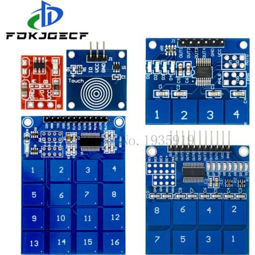 TTP223/TTP224/TTP226/TTP229 Jog Digital Touch Switch Sensor Digital 1/4/8/16 channel Touch Key Capacitive Module TTP223B