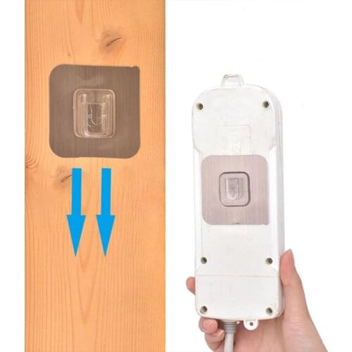 Double-Sided Adhesive Wall Hooks Hanger Strong Transparent Hooks Suction Cup Sucker Wall Storage Holder For Room Planning