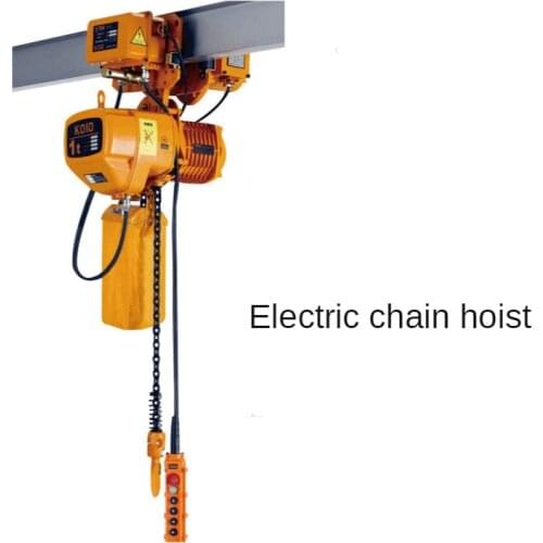 Electric hoist 0.5T driving sports car ring chain electric hoist 0.5T lifting equipment electric hoist