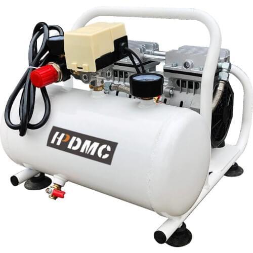 HPDMC 2 Gallon Slient Air Compressor Oil-Free Pump 3.9 CFM@125PSI Silent Portable Long Life Electric Air Compressor for Garage