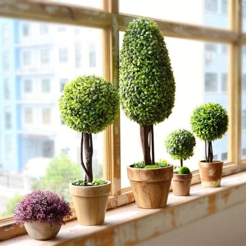Nordic pastoral style simulation plant fake flower potted indoor living room furnishings home decor