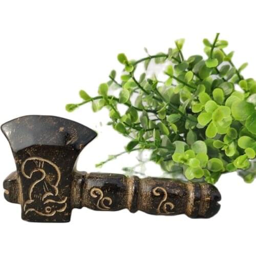 Exquisite antique jade, jade, snow, jade, axe, ornament