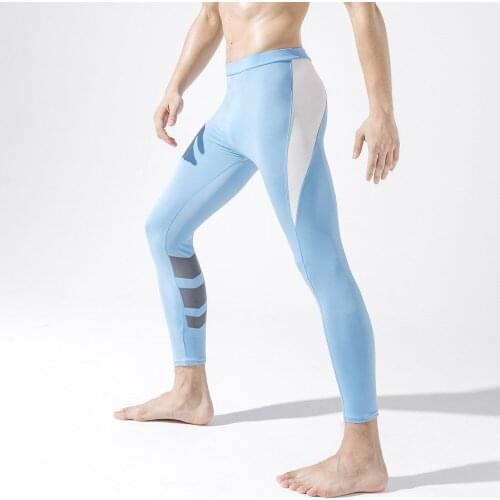 Compression Pants Mens Leggings Tights Men Sport Pants Gym Fitness Sports Legging Man Running Pants Soccer Training Sportswear