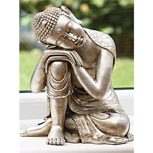 Religious Buddha Printed Fabric 11CT Cross-Stitch Set DIY Embroidery DMC Threads Hobby Handmade Handicraft Handiwork Design