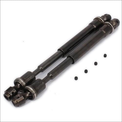 RCAWD Universal Drive Shaft Dogbone 2pcs Metal Steel 112-152mm For Rc Car 1/10 Axial Scx10 Hop-Up Parts SCX0019 Wrangler