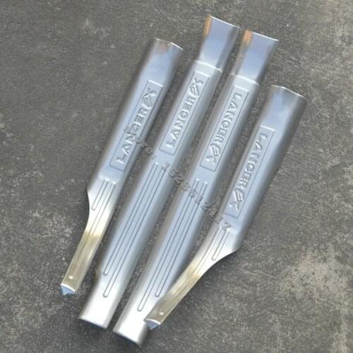 High quality stainless steel Internal Scuff Plate/Door Sill for 2010-2019 Mitsubishi Lancer/Lancer X/Lancer Evo Car styling