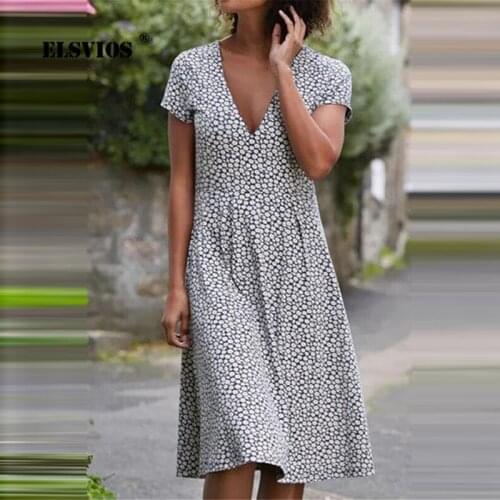Summer Fashion Floral Print Sexy V Neck Womens Dress Casual Short Sleeves Slim Office Lady Elegant Pencil Dress Party Vestidos