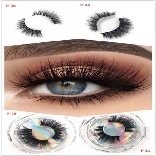 10/20/30 pairs 10-25mm fake Eyelashes 100% Mink Eyelashes Mink Lashes Natural Dramatic Volume Eyelashes Extension False Eyelash