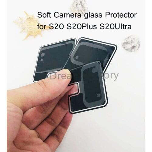 1000PCS Camera Lens Protector Soft Tempered Glass Protector for Samsung Galaxy Note 20 S20 Plus S20 Ultra free Shipping