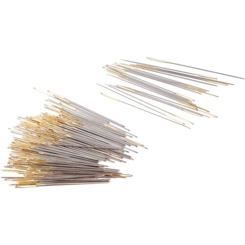 120Pcs Large Eye Blunt Needles Thread Yarn Knitting Tapestry Needle Metal Embroidery Darning Craft Sewing Needles #26 #28