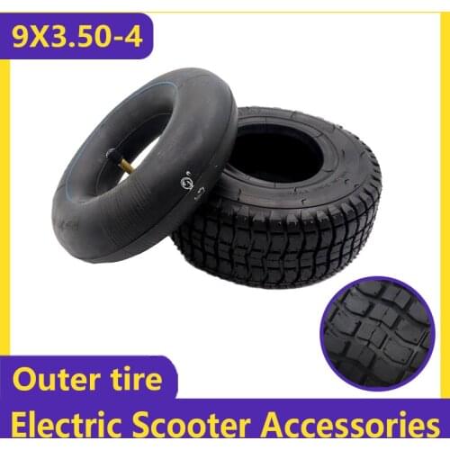 9x3.50-4 Outer Tyre Pneumatic Tire 9 inch Wheel Tyre for Electric Tricycle Elderly Electric Ecooter Pocket Bike Mobility Scooter