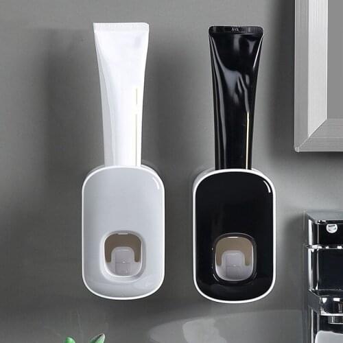 Automatic Toothpaste Squeezer Nail-free And Seamless Paste Bathroom Wall Hanging Removable And Washable Для Дома Drop Shipping