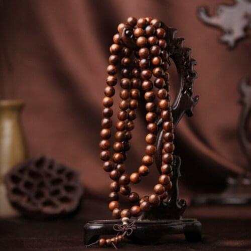 Process along the lines of 108 black African rosewood opal bracelet bracelet for men and women section