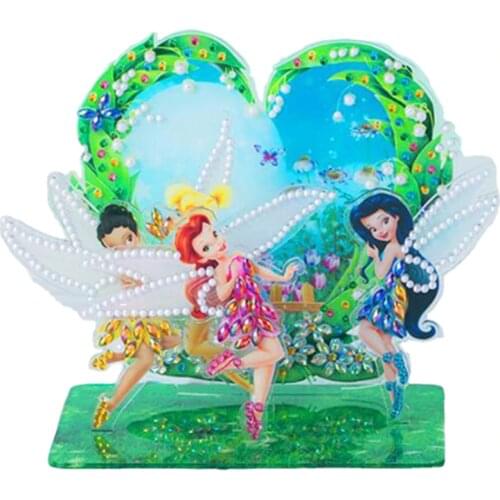 DIY Princess Special Shaped Diamond Painting 3D Three-dimensional Acrylic Puzzle Kits Crystal Rhinestone Arts Home Decor