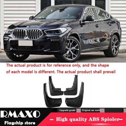 For BMW X6 G06 2020-2021 Mudflaps Splash Guards Front With the color and rear Mud Flap Mudguards Fender Modified special