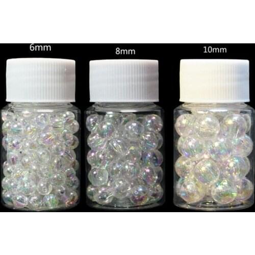 E56A Diy Handmade Jewelry Accessories Illusory Dreamland Mer-maid Bubble Beads Acrylic Bead Earrings Eardrop Dangler