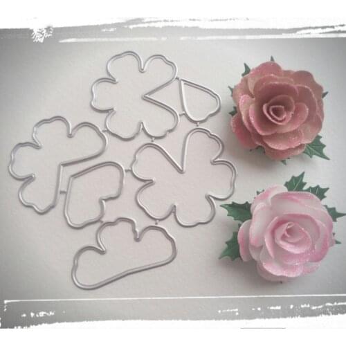 Beautiful Flowers cutting die bow template DIY scrapbook metal cutting die paper card process embossing folder template-4301