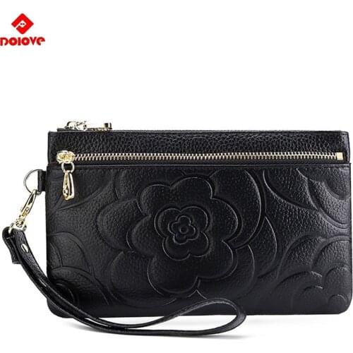 Fashion women Leather Cell Phone Bag luxury Purse handbag Wallet Clutch Bag Casual Luxury Leather Women Wallets Coin Purse