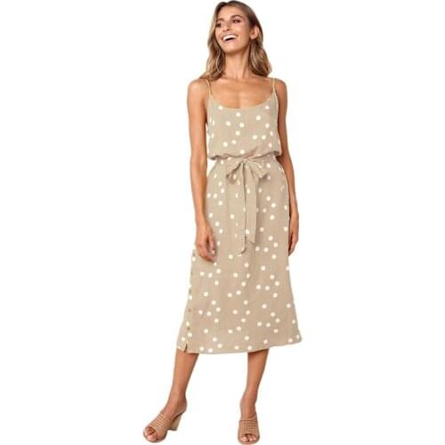 New Camisole Dress Summer Women Backless Short-sleeved Dress Sweet Women Dress Yellow/Apricot Dress