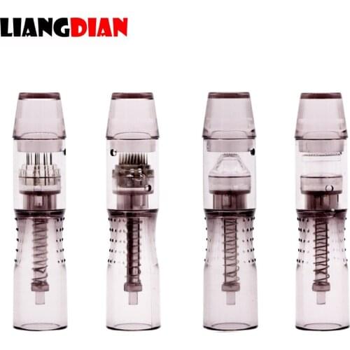 20pcs/lot Disposable Tip Sterile Micro Nano Derma Tattoo Needles Cartridges For Permanent Embroidery Makeup Anesthetic Free