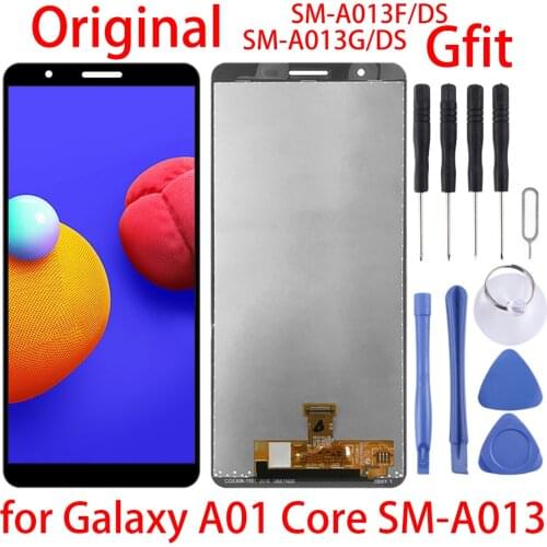 Original For Galaxy A01 Core LCD Screen and Digitizer Full Assembly for Samsung Galaxy A01 Core SM-A013F/DS/SM-A013G/DS