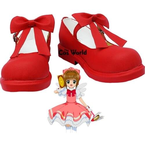 Cardcaptor Sakura Kinomoto Sakura Lolita Anime Customize Cosplay Flat Shoes