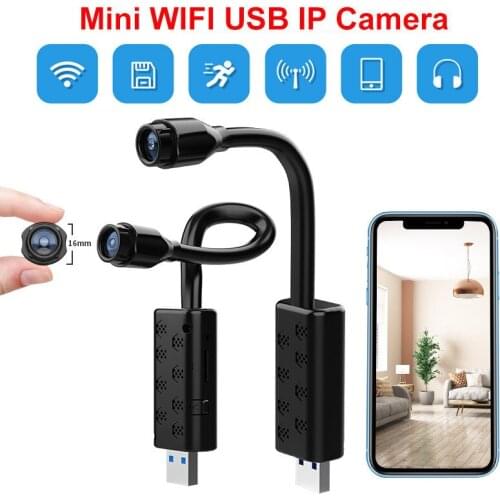 W11 Mini HD Portable IP Wireless Home Security USB WiFi Camera With Motion Detection Remote Monitoring Work With iWF Cam APP