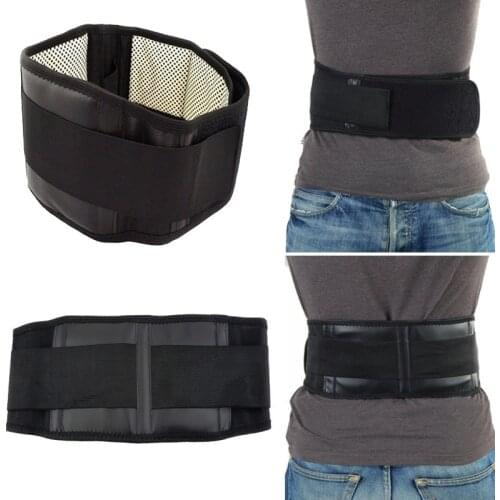 Lumbar Support Belt Adjustable Self-heating Magnetic Therapy Lumbar Brace Belts Thermal Protection Band
