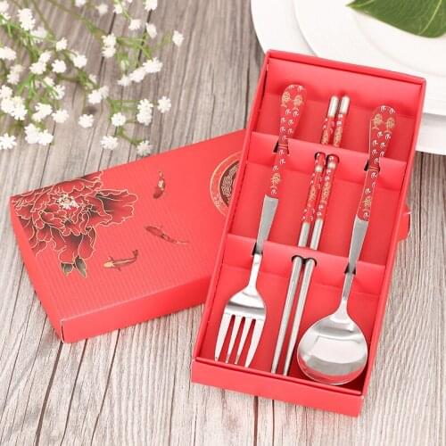 Marriage wedding gift activity gift creative wedding banquet metal set tableware wedding practical small gift